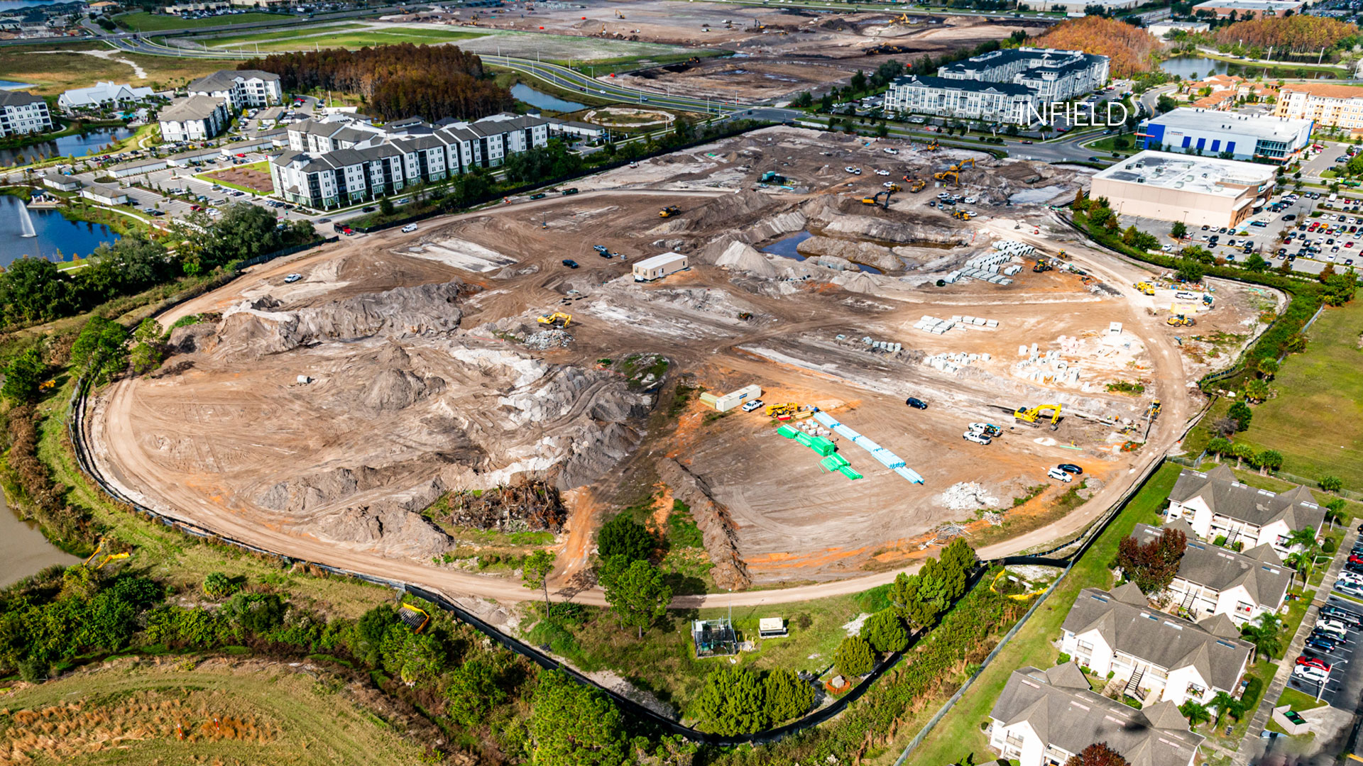 home slideshow infield phase two aerial
